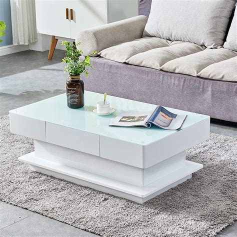 amazon white coffee table